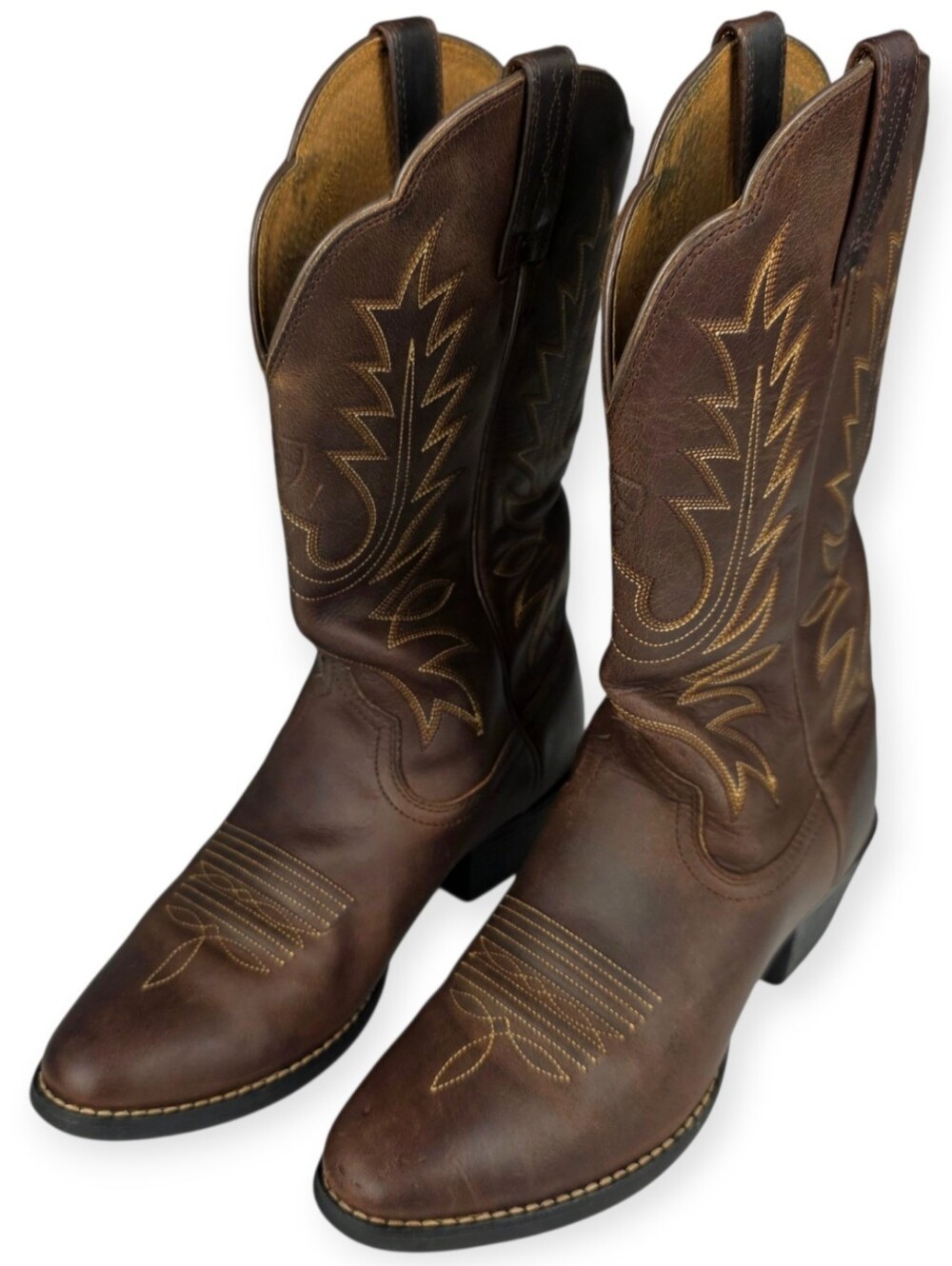 Ariat Heritage R Toe Women's Size 5.5B Brown Leather Western Cowboy Boots 15725